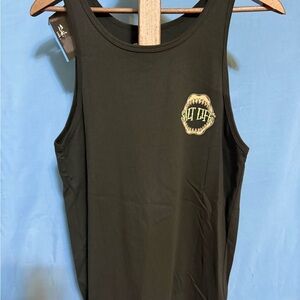 Salt Life Black Tank Top with Gold Logo